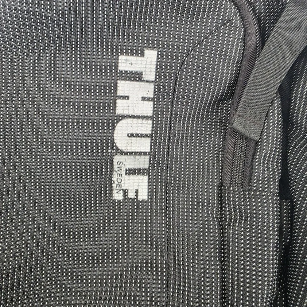 Thule Backpack Black 18 Inch Laptop Bag Travel Daypack Men Nylon Polka Dot